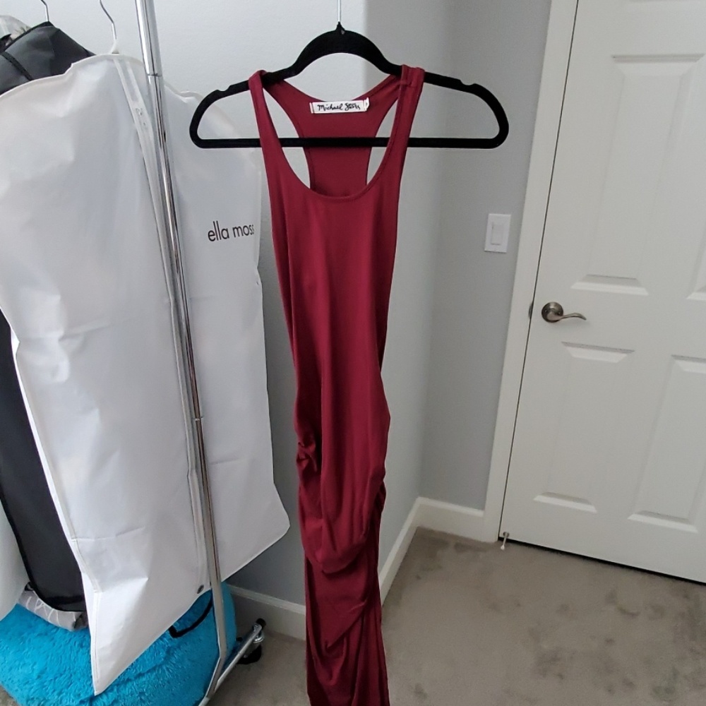 Michael Stars ruched dress